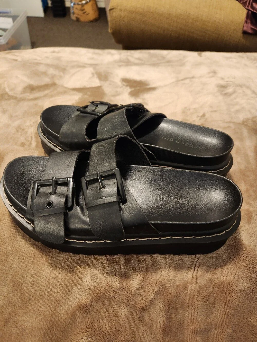 Madden Girl Dizzyy Size 8 In Black